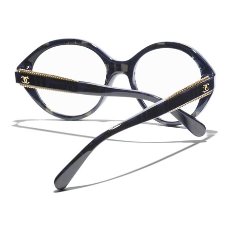 chanel acetate black eyeglasses|CHANEL Eyeglasses: Round Eyeglasses, acetate — Fashion.